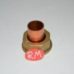Racor dos piezas recto H 7/8 Ø 18 mm contador gas - Imagen 2