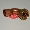 Racor dos piezas curvo H 1/2 Ø 15 mm