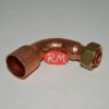 Racor dos piezas curvo H 1/2 Ø 22 mm