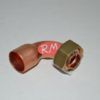 Racor dos piezas curvo H 3/4 Ø 22 mm
