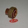 Racor dos piezas recto H 3/4 Ø 15 mm boca plana