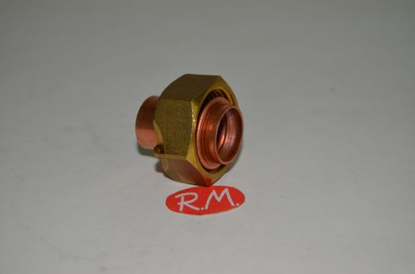 Racor dos piezas recto H 3/4 Ø 15 mm