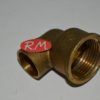 Codo latón 90° rosca H-1" soldar 22 mm