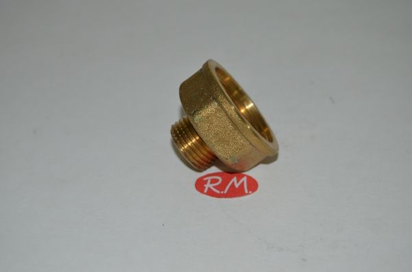 Racor marsella reducido latón M 1/2 - H 1" - Imagen 3
