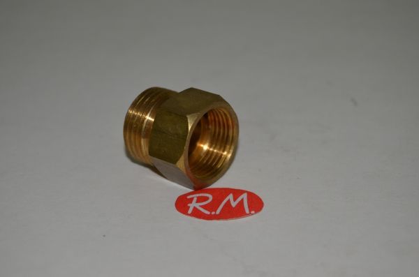 Racor marsella reducido latón M 21,8 izq - H 20/150