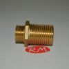 Machón reducido latón M 3/8" M 1/2" largo