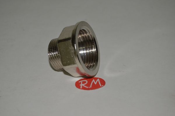 Racor marsella reducido cromado M 3/4 - H 1"