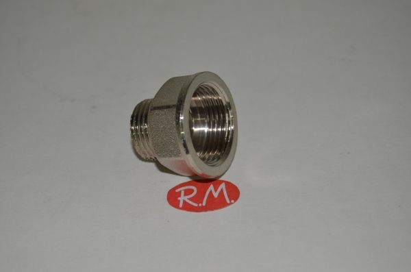 Racor marsella reducido cromado M 1/2 - H 3/4"