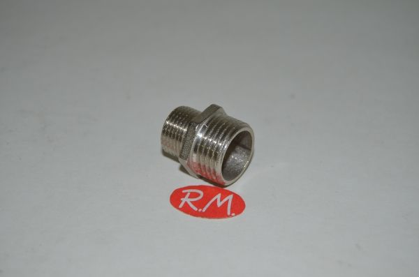 Machón reducido cromado M 3/8" M 1/2"