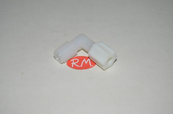 Osmosis codo 1/4 con tuerca a M 3/8