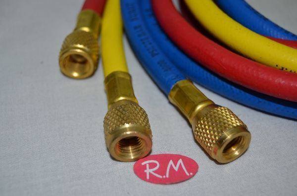 Juego de 3 mangueras 1500mm de carga para freón R-410A