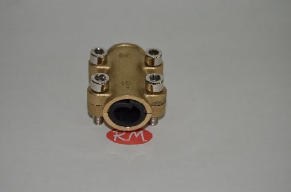 Abrazadera tapaporos para tubo de cobre de 15 mm