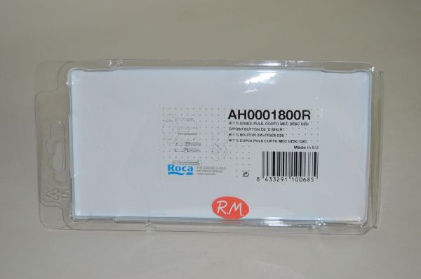 Roca doble pulsador descarga WC D2D AH0001800R - Imagen 3