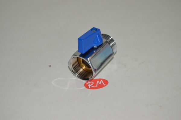 Válvula de bola mini M - H 3/4 Azul - Imagen 2