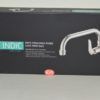 Grifo monoblock fregadera pared 1 agua caño tubo bajo
