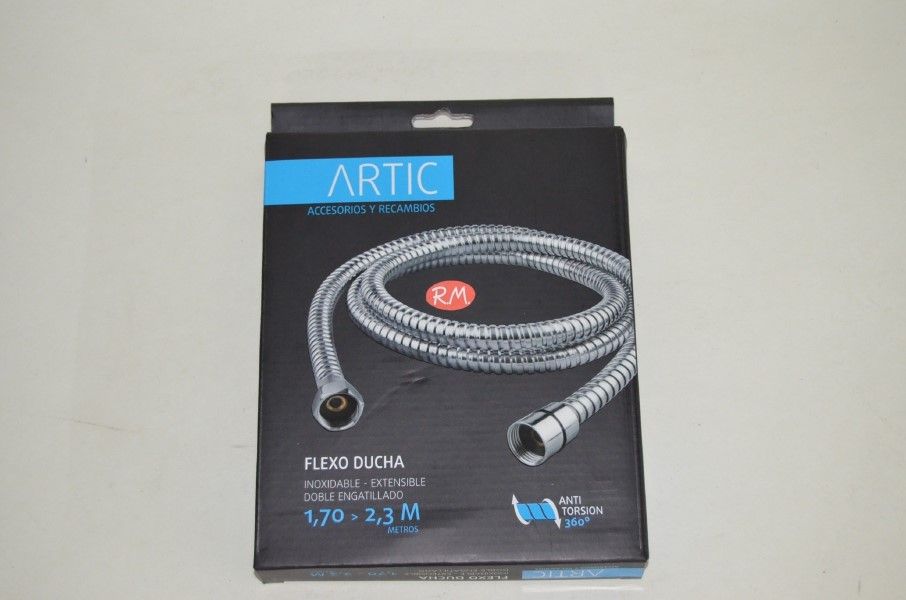 Flexo ducha Artic Inox extensible 175 cm a 2 m 15559 - Imagen 2