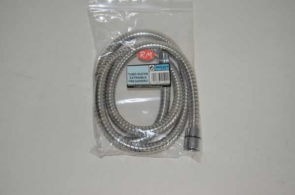 Flexo extraible grifo fregadera M-15 mm 125 cm