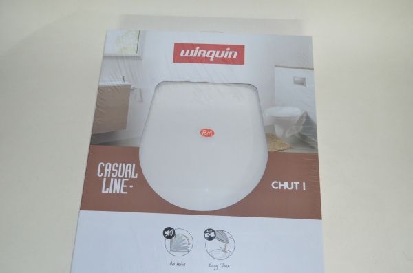 Tapa water Wirquin Chut blanca amortiguada