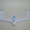 Sifón 1" 1 /2 doble fregadera S-7 sin válvulas