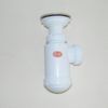 Sifón 1" 1/2 horizontal de lavabo - bidé con válvula S-83