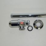 Sifón botella cromado extensible de lavabo sin válvula - Imagen 3