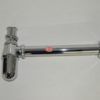 Sifón botella cromado extensible de lavabo sin válvula