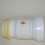 Manguito flexible extensible para WC 230 a 550 mm