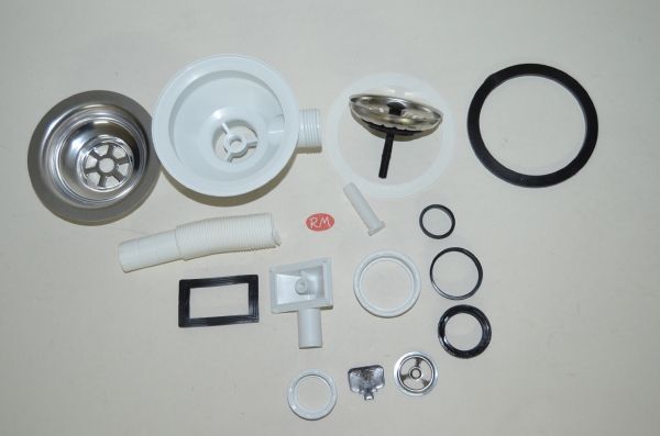 Válvula de cesta Inox para fregadero con rebosadero 113 mm - Imagen 2