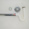 Sifón extensible 1"1/4 a PVC Ø 32 mm cromado
