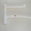 Sifón telescópico doble 1"1/2 a PVC Ø 40 mm