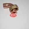 Racor dos piezas recto H 1/2 Ø 12 mm boca plana