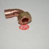 Racor dos piezas curvo H 3/4 Ø 18 mm boca plana