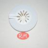 Embellecedor simple blanco para tubos calefacción