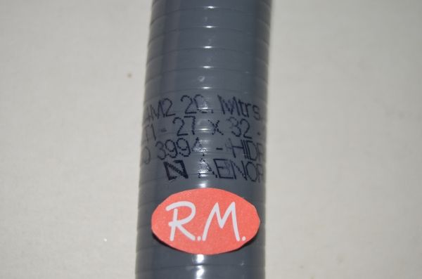 Tubo evacuación PVC flexible Ø32 mm a metros