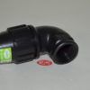Enlace acodado polietileno hembra 1" a 32 mm