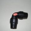 Enlace acodado polietileno hembra 25 mm