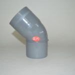 Codo 45° PVC Ø75 mm M H - Imagen 2