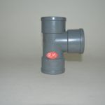 Te 87° PVC Ø50 mm H H H - Imagen 2