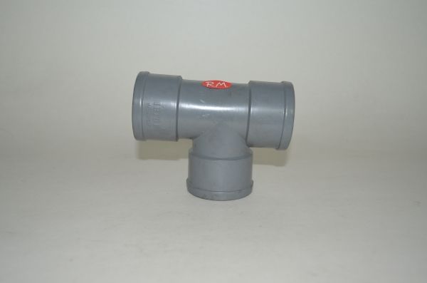 Te 87° PVC Ø50 mm H H H