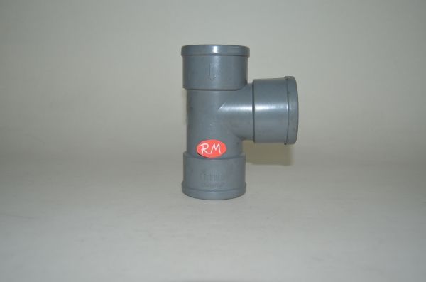 Te 87° PVC Ø50 mm H H H - Imagen 2
