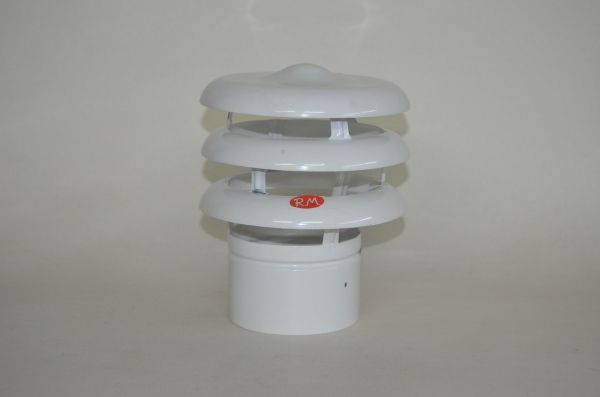 Deflector 3 aros salida gases calentador Ø 100 mm