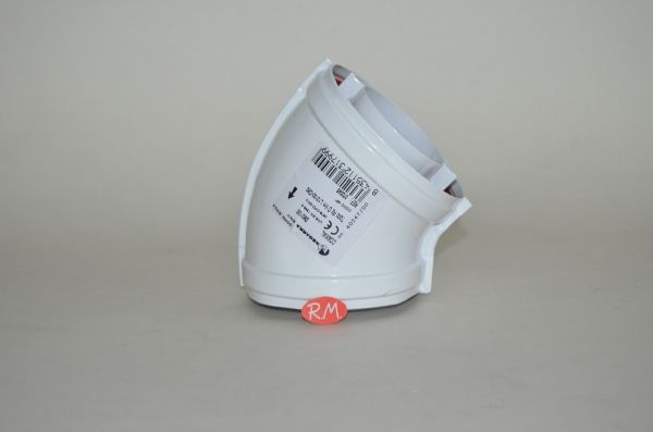 Codo 45° coaxial Ø60/100 mm - Imagen 2