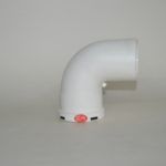 Codo 90° macho hembra Ø80 mm