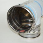 Alternative view of Te 90° con registro Inox Ø125 mm