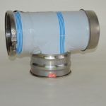 Te 90° con registro Inox Ø125 mm