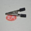 Pinza de cocodrilo negra 4,2 cm