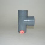Te 87° PVC Ø50 mm M H H - Imagen 2