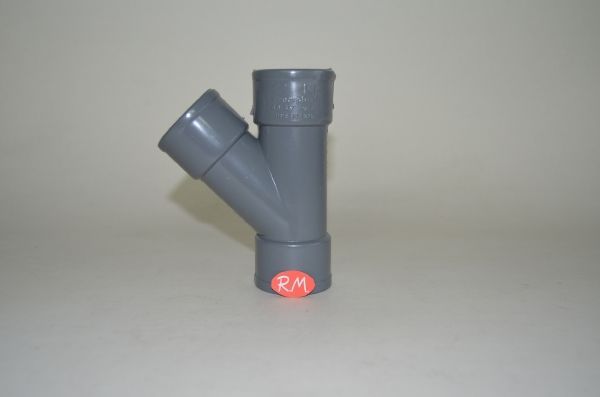 Te 45° PVC Ø40 mm H H H