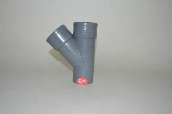 Te 45° PVC Ø50 mm M H H