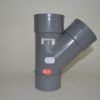 Te 45° PVC Ø75 mm M H H